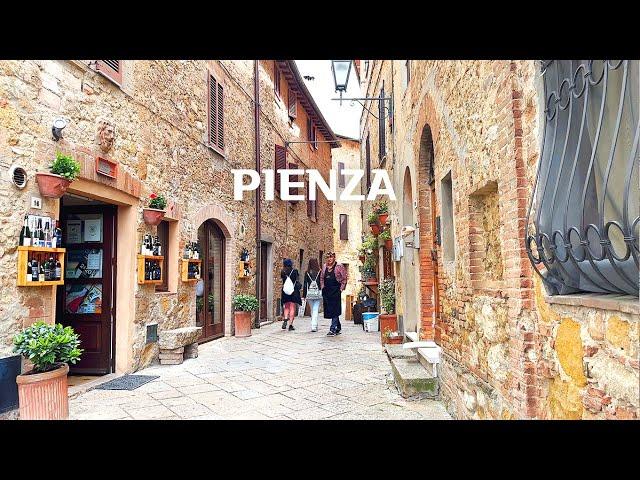 [4K] Walking Tour of Pienza, Italy: Lovely Tuscan Village Listed as a World Heritage Site 2023