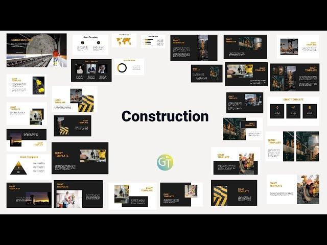 Free Powerpoint Templates Construction