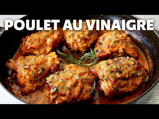 Poulet au Vinaigre | French Chicken with Vinegar Pan Sauce | Food Wishes