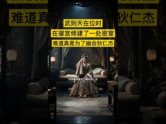 武则天在位时，在寝宫修建了一处密室，难道是为了幽会狄仁杰？ #历史 #history #中国 #china #武则天 #狄仁杰 #中国历史 #中国語 #中国史 #历史故事 #历史人物 #历史解说