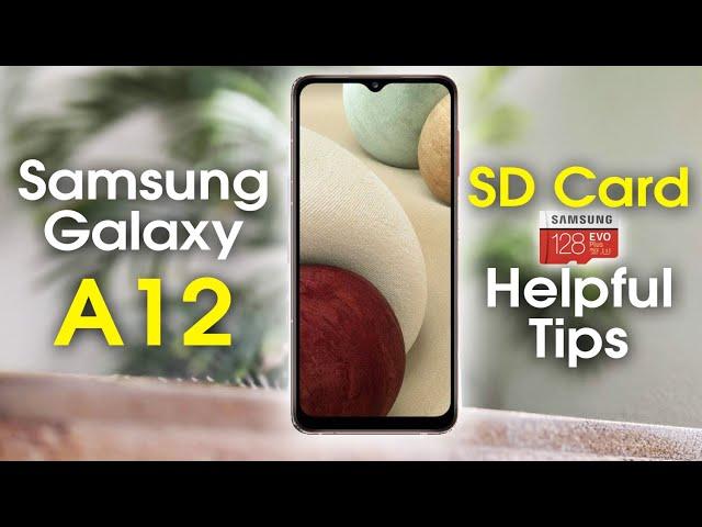 Samsung Galaxy A12 MicroSD Card Helpful Tips and How to Backup Your Data | H2TechVideos