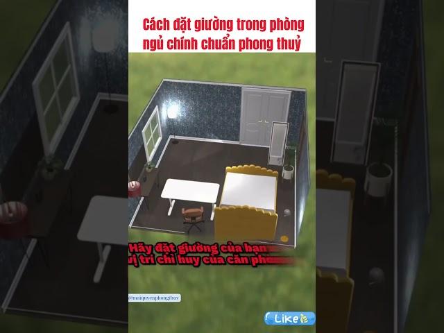Cách đặt giường trong phòng ngủ chính chuẩn phong thuỷ|Mai Quyền Phong Thủy #hoasat