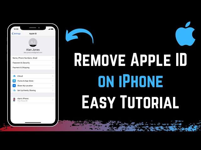 How to Remove Apple ID from iPhone !