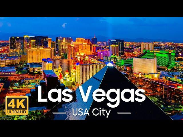 Las Vegas 4K Video UHD - Relaxing Piano Music,Beautiful Nature Scenic | Stress Relief,Anxiety Relief