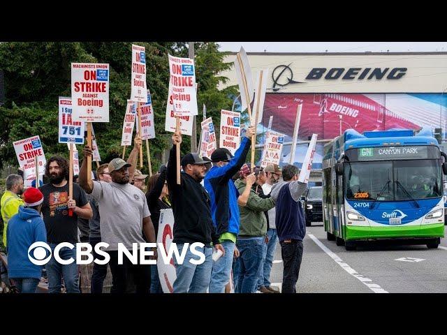 Why Boeing factory workers are on strike