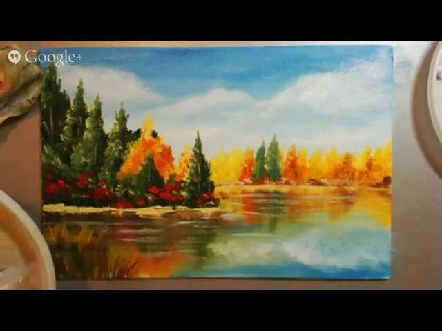 Пошаговый урок по живописи маслом для начинающих