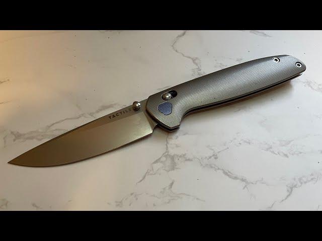 Slick, sleek and ergonomic! | Tactile Knife Company Maverick Ti Review