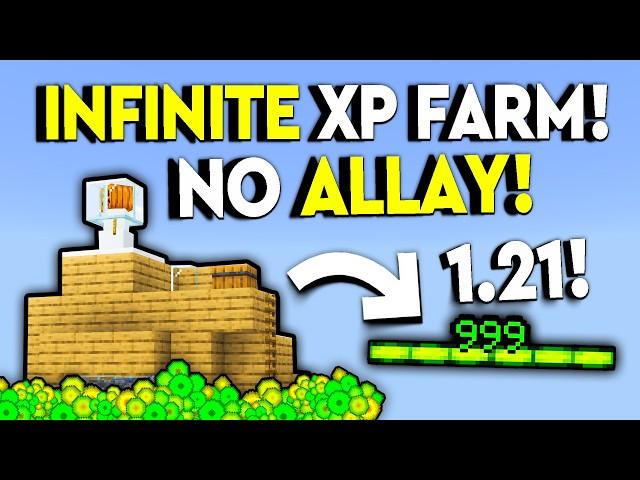 BEST 1.21 XP FARM NO ALLAY! Minecraft Tutorial - Infinite & Cheap!