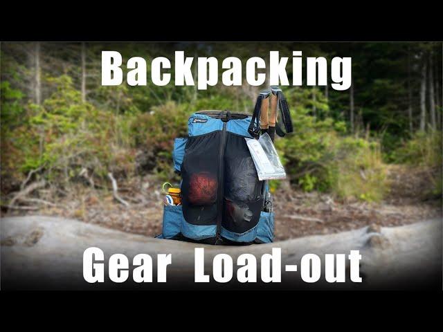 Backpacking gear loadout for 7 days on Isle Royale!