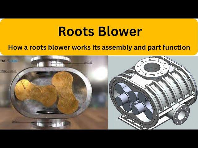 Roots Blower || Complete assembly and parts functioning video