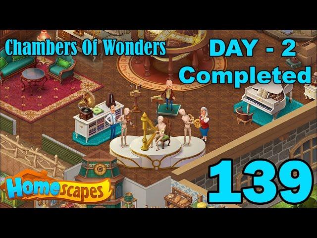 Homescapes New Area Chamber of Wonders - Day 2 Completed - Part 139