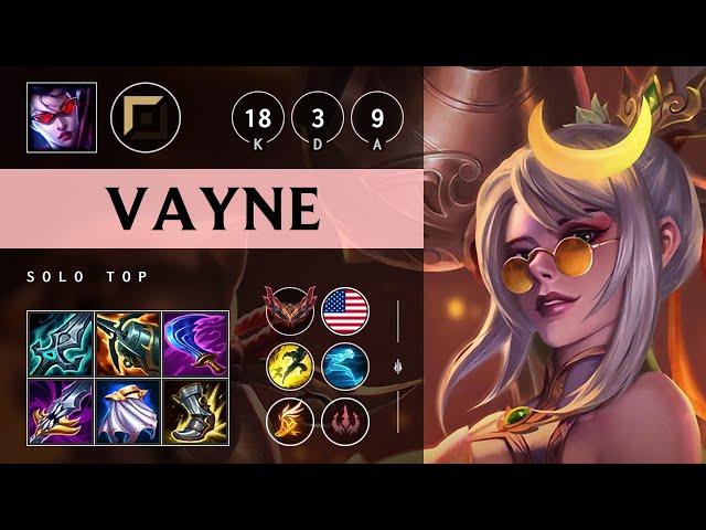 Vayne Top vs Fiora: Triple Kill, Legendary - NA Grandmaster Patch 14.16