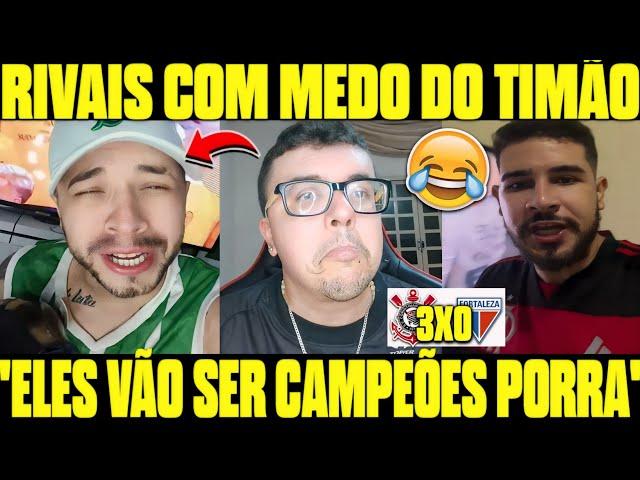 VAMOS RIR?! REAÇÕES DOS RIVAIS APÓS CORINTHIANS GANHAR E SE CLASSIFICAR NA SUL-AMERICANA!!