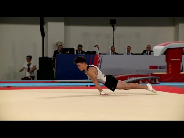 KOVALENKO Maxim (GER) - 2023 Artistic Junior Worlds - Qualifications Floor Exercise