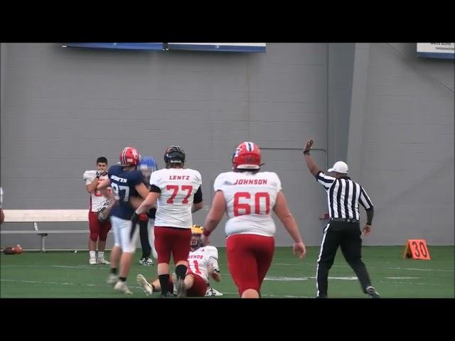 Detroit Catholic Central 2022 DE/OLB Sean Field sack from the Legacy All-Star game