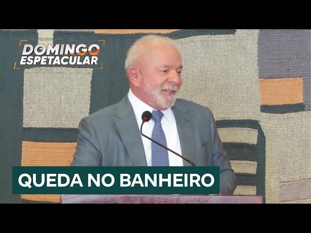 Lula sofre queda no banheiro e leva três pontos na parte de trás da cabeça