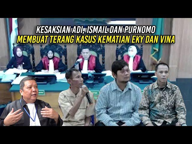 KESAKSIAN ADI - ISMAIL DAN PURNOMO | MEMBUAT TERANG KEM4T1AN EKY DAN VINA