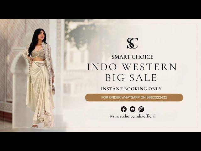 INDO WESTERN BIG SALE  | Instant Booking Only | For Booking :- 9923032432  | Smart  Choice
