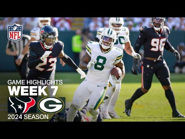 Houston Texans vs. Green Bay Packers | 2024 Week 7 Game Highlights