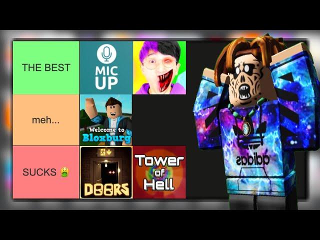 ROBLOX GAMES TIER LIST...