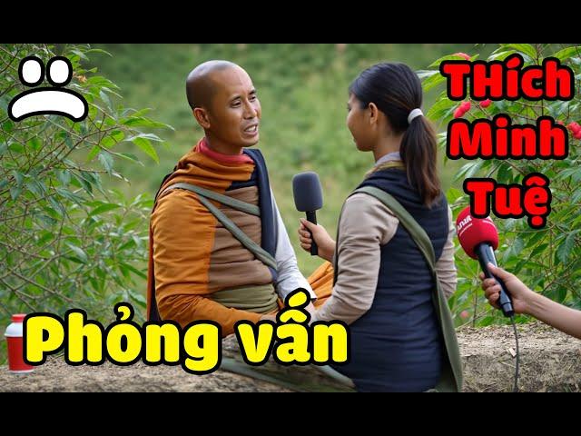 Đài truyền hình thái lan phỏng vấn sư minh tuệ - không trả lời được