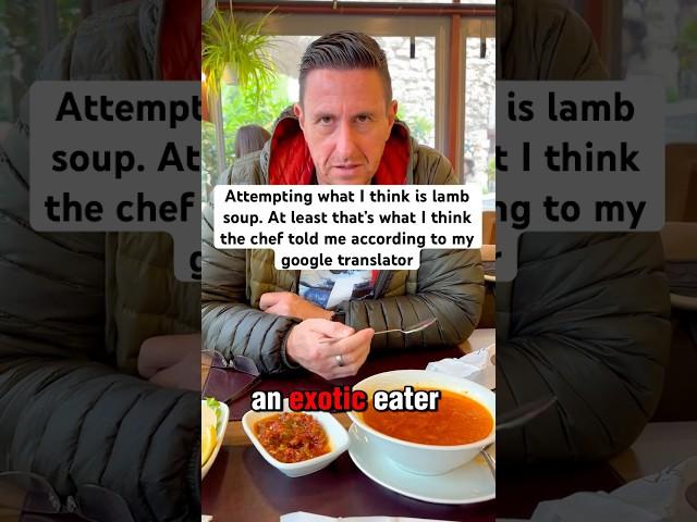 Trying Lamb Soup for the First Time… Cautious but Curious!