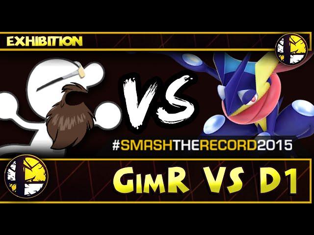 STR2015 - Twitch | D1 (Greninja) Vs VGBC | GimR (G&W) - SSB4 Exhibition - Smash Wii U - Smash 4