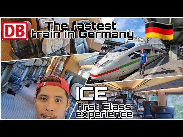  HIGH SPEED TRAIN IN GERMANY/ Trip from Frankfurt to Koln 2021/ FIRST CLASS #germany #travel