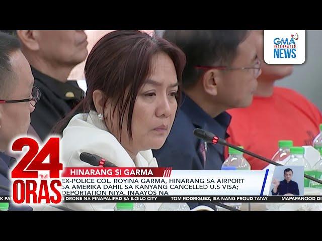 Ex-Police Col. Royina Garma, hinarang sa airport sa Amerika dahil sa kanyang cancelled... | 24 Oras