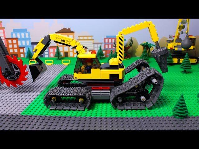 LEGO Excavator, Tractor, Dump Truck & Loader Construction Toy Vehicles for Kids