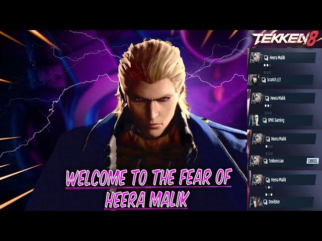 Welcome to the FEAR of HEERA MALIK | Tekken 8- Rank Matches