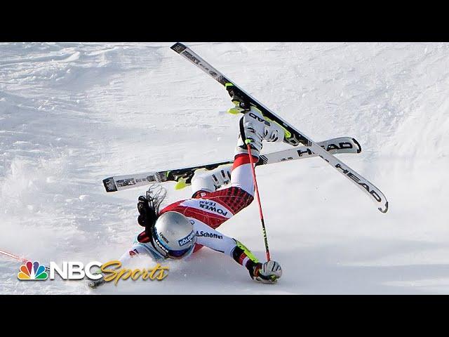 Insane wipeouts, crashes and yard sales from alpine ski season's first half | NBC Sports