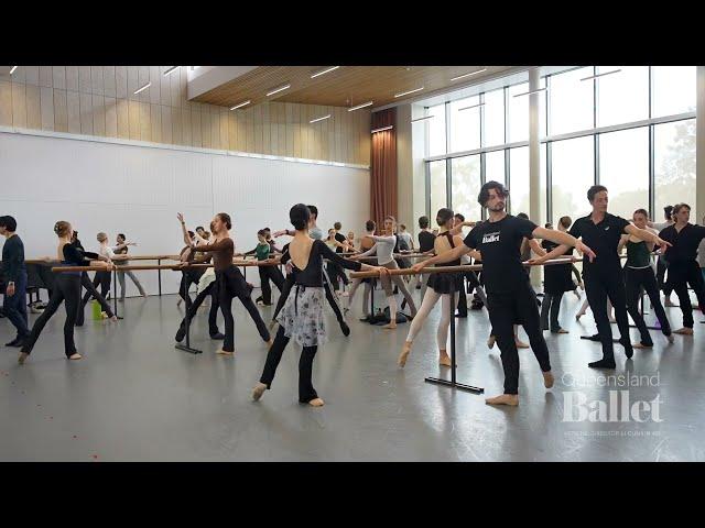 World Ballet Day | Queensland Ballet Company Class 2022  #worldballetday 2022