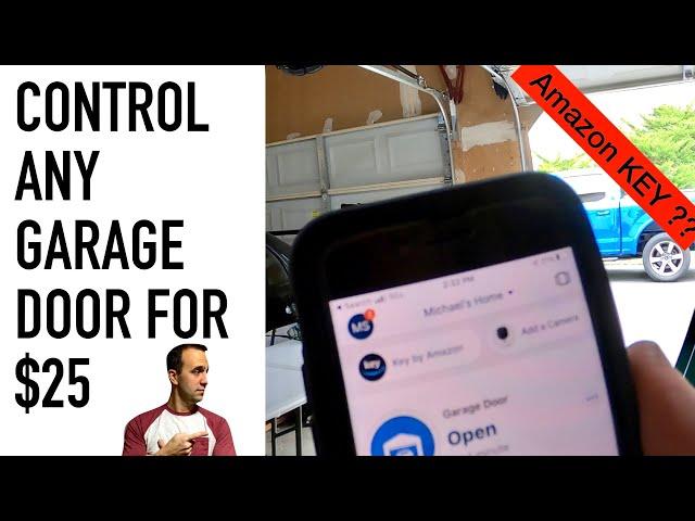 $25 Turn ANY Garage into a Smart Garage | Amazon Key Compatible