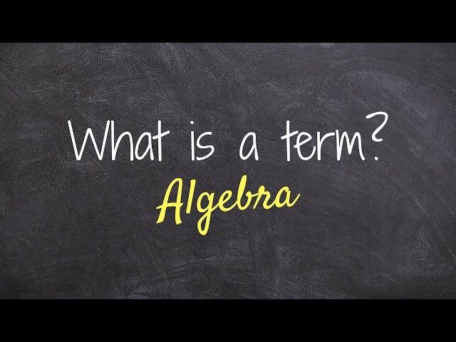 What is a term in Algebra?