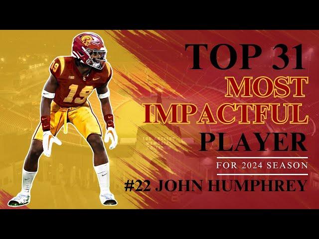 Impact Player #22: John Humphrey – The Veteran DB Set to Shine for USC in 2024!