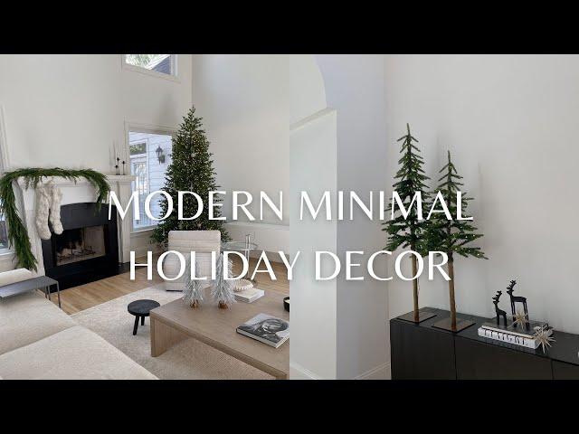 MODERN MINIMAL HOLIDAY DECOR 2021