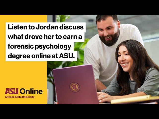 Forensic Psychology, MS offered online from ASU