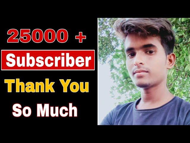 Thanks For 25k Subscribers YouTube | Editor durgeshRaj Babhnan Bazar Basti