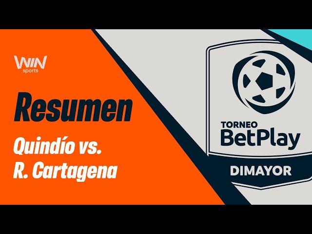 Quindío vs. Real Cartagena (resumen y goles) | Torneo BetPlay 2024-2 | Cuadrangulares - Fecha 4