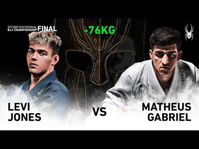 2019 SPYDER INVITATIONAL BJJ CHAMPIONSHIP FINAL -76kg Final : L.Jones vs M.Gabriel(Full)