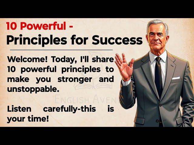 10 Powerful Principles for success || Transform Your Life & Master English with Power 