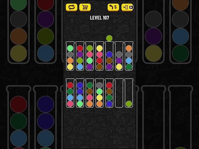 Ball Sort Puzzle - level 107