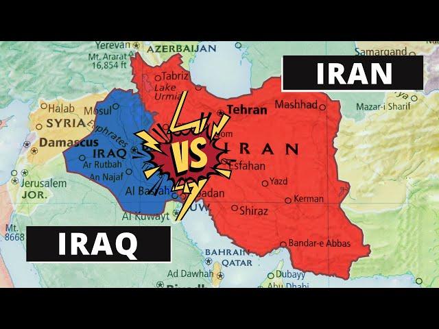 Iran-Iraq Conflict Explained on Maps