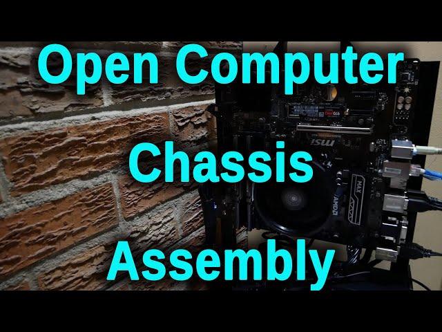 Affordable MATX Vertical Open Chassis DIY Computer Test Bench Complete Assembly Guide