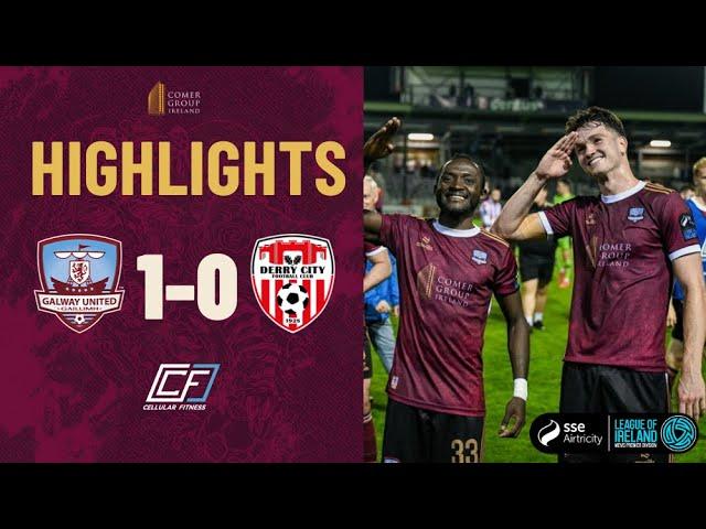 HIGHLIGHTS | GALWAY UNITED 1-0 DERRY CITY