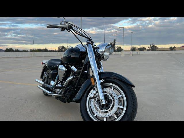 2004 Yamaha XV1700 Road Star Midnight Edition review and ride with 0-60 and burnouts!!!