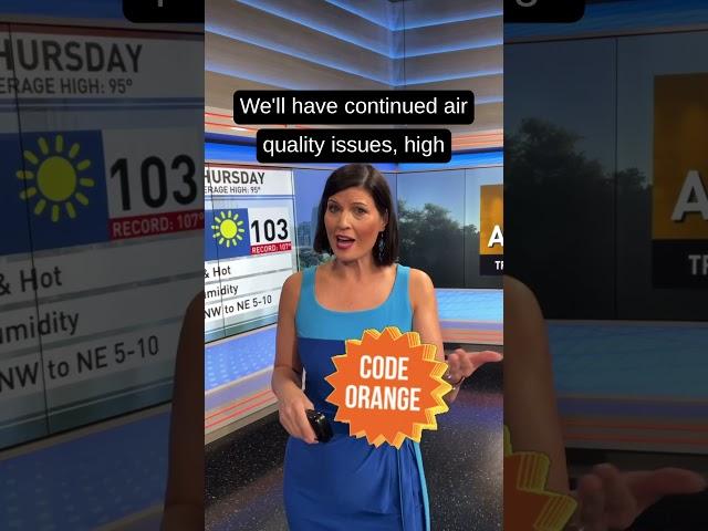 Ozone Action Day - Air Quality Alert. #QuickCast #Austin 8.30.23