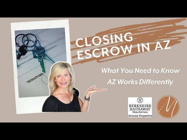 Buying a Home in Arizona - the escrow process