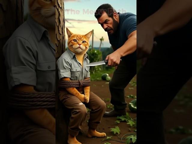 How Will Dad Cat Save His Kitten? 